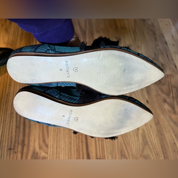 Rothy's Pine Plaid Mary Jane points, size 8 - Picture 6 of 11